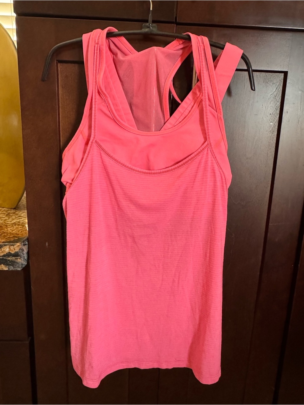 lululemon athletica Coral Pink Racerback Bra Tank